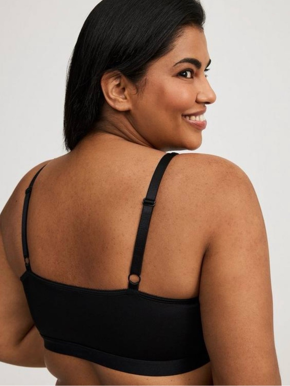 Torrid Lightly Lined Smooth Bralette, Black, Size 2 (2X 18-20), Gently Used - Picture 3 of 6